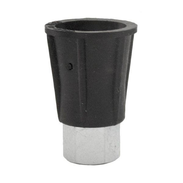 Nozzle cover 1/8"F -zinc plated steel,rubber,black