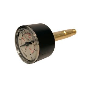 Pressure gauge DN40-300bar 1/8"M Back + tube34