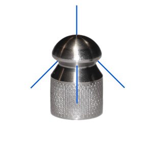 Sewer cleaning nozzle 1/4" F 3+1 - 095