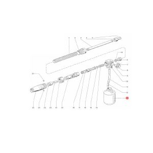 Tank for foam lance Interpump - 0,5 L - pos.13