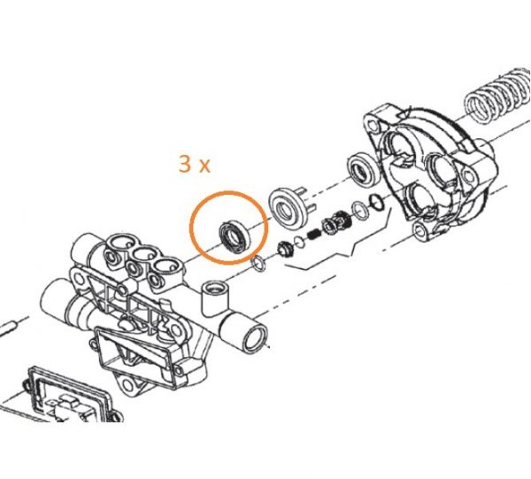 Seal kit Comet KL, PATRIOT - Image 2