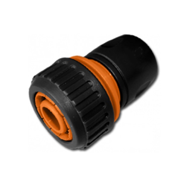 Quick coupling for hose 3/4" without water stop
