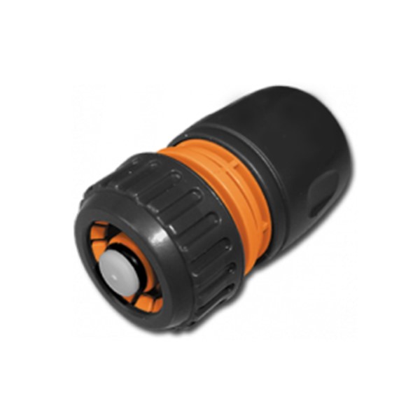 Quick coupling for hose 1/2" - 5/8" with water sto