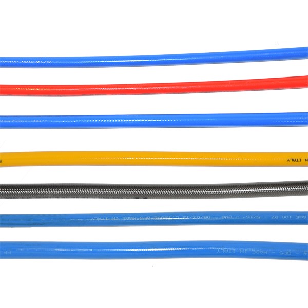 Thermoplastic hose DN 6 250 bar Red Standard