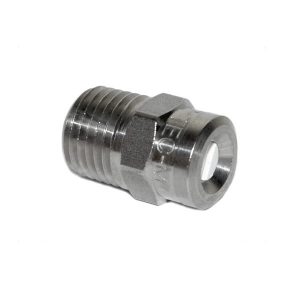 Ceramic high pressure nozzle 1/4" M 15-120