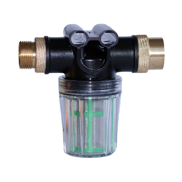 Water filter with nipple 1” F - 1” M 100 mesh