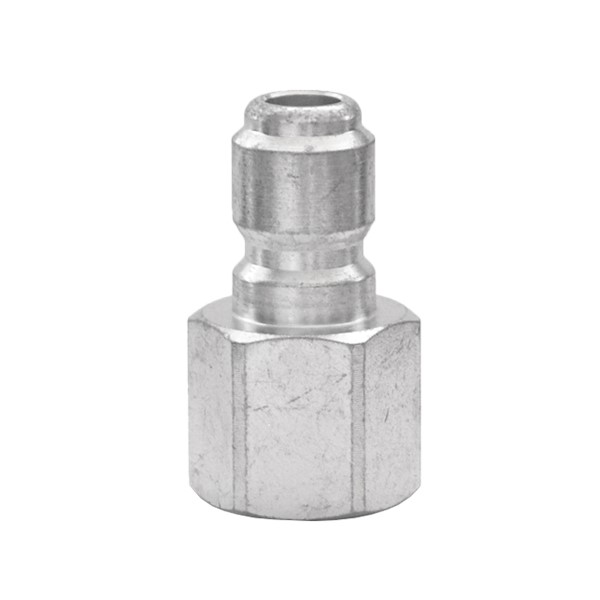 Quick coupling - plug 15mm 3/8"F-zinc plated steel