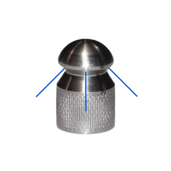 Sewer cleaning nozzle 1/4" F 3 - 085