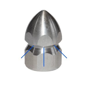 Sewer cleaning nozzle 3/8" F 3 - 130