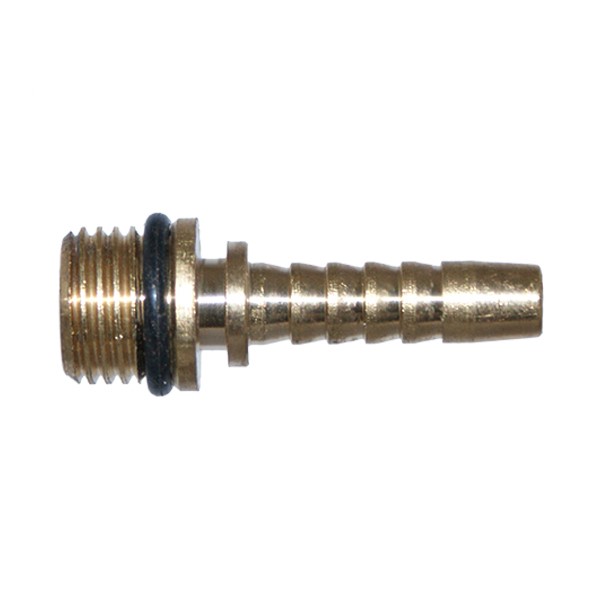 Crimp nipple for sewer cleaning hose DN 5 - 1/4" M