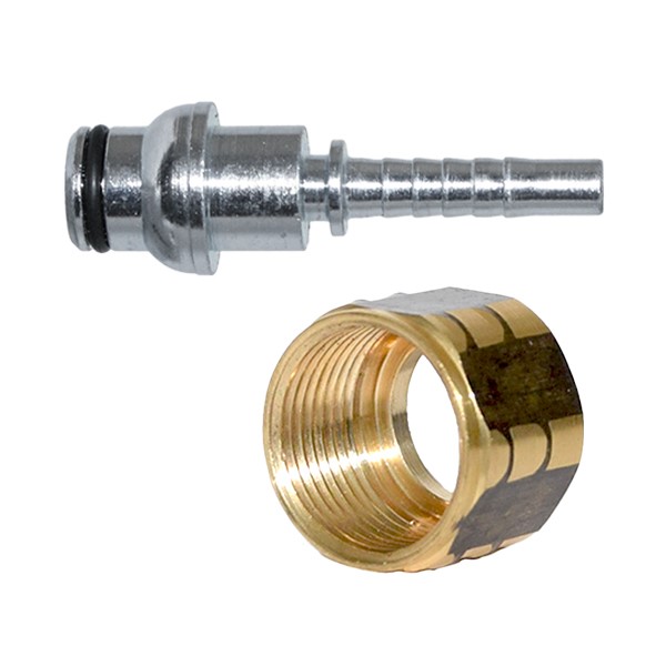 Crimp nipple DN8 M22 F - "K" without protection